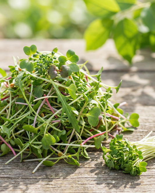 Spicy Sprouting Seeds Mix Organic Annual Lactuca Sativa
