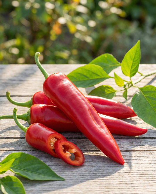 Corno Rosso Pepper Seeds Capsicum Annuum Annual Variety