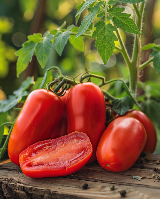 San Marzano Tomato Seeds Solanum Lycopersicum Annual Variety