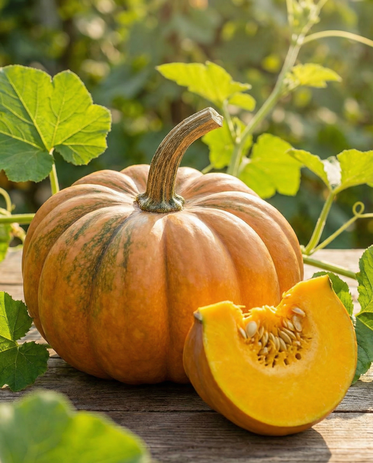 Round Padana Pumpkin Seeds Cucurbita Maxima Annual Variety