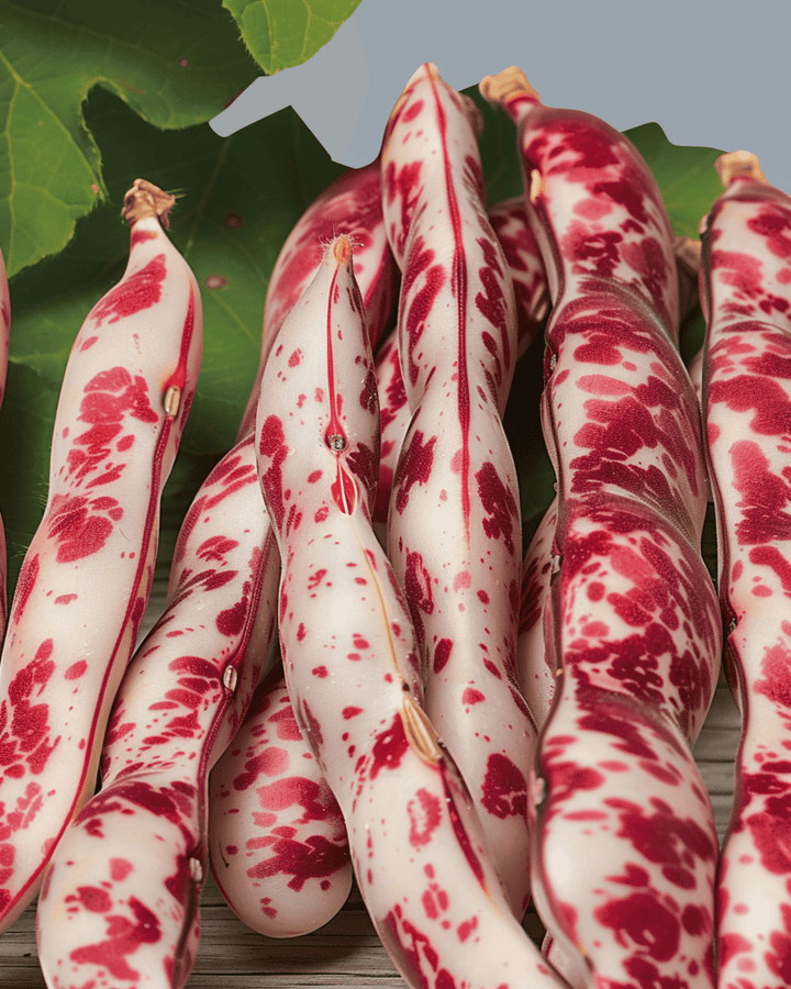 Dwarf French Bean Seeds Phaseolus Vulgaris Annual Borlotto Lingua Di Fuoco