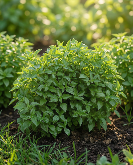 Fine Green Bush Basil Seeds Ocimum Basilicum Annual