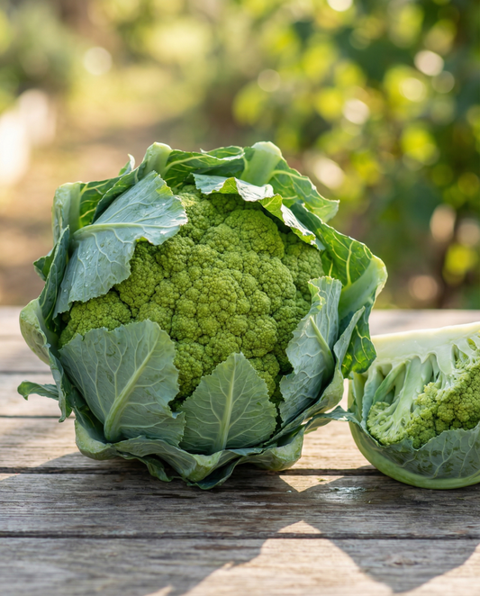 Green Cauliflower Seeds Brassica Oleracea Cavolfiore Verde Di Macerata Variety
