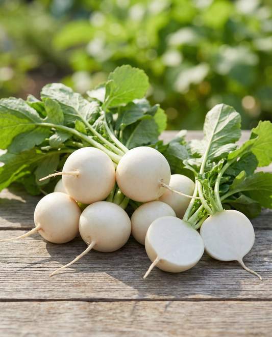 Radish Seeds Tondo Bianco Raphanus Sativus Vegetable Variety