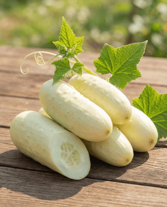 Cucumber White Wonder Seeds Cucumis Sativus Annual Variety