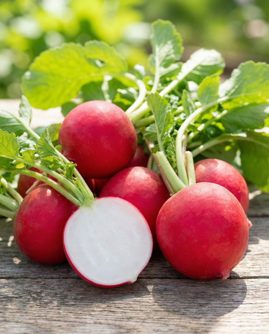 Radish Seeds Burro Gigante Raphanus Sativus Early Variety Red Round Root