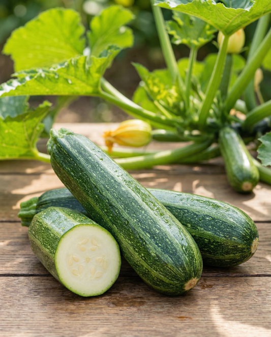 Zucchino Striato D'italia Seeds Cucurbita Pepo Annual Zucchini