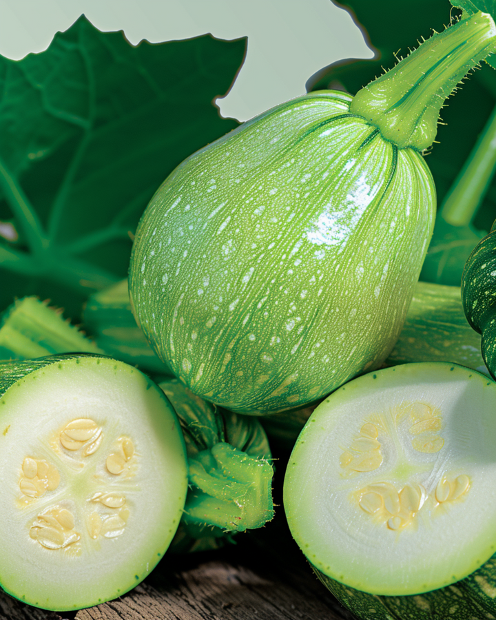 Courgette Tondo Nizza Seeds Cucurbita Pepo Annual Variety