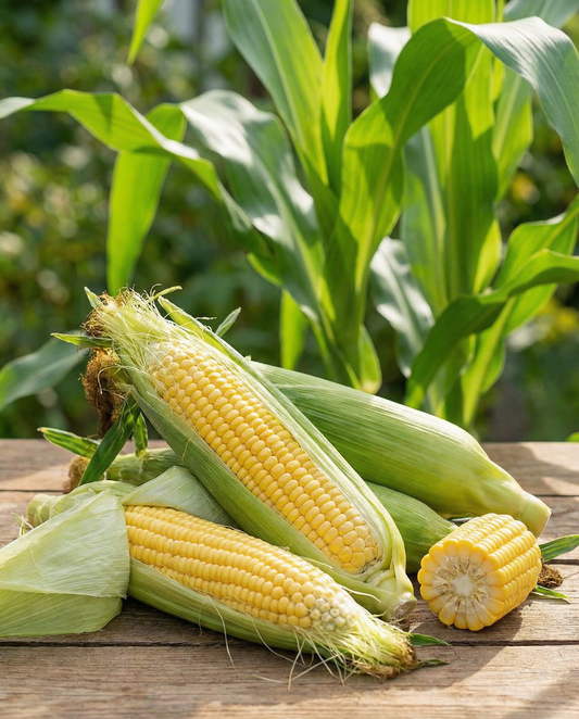 Sweet Corn Seeds Zea Mays Annual Variety Dolce Medium Early