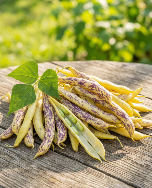 Dwarf French Bean Seeds Merveille De Piemonte Phaseolus Vulgaris Annual