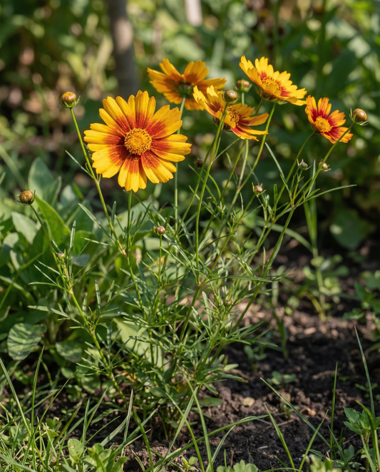 Golden Tickseed Seeds Coreopsis Tinctoria Annual Mix