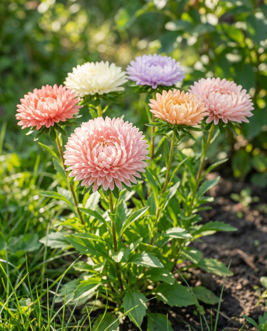 Aster Unicum Mixed Seeds Callistephus Chinensis Annual