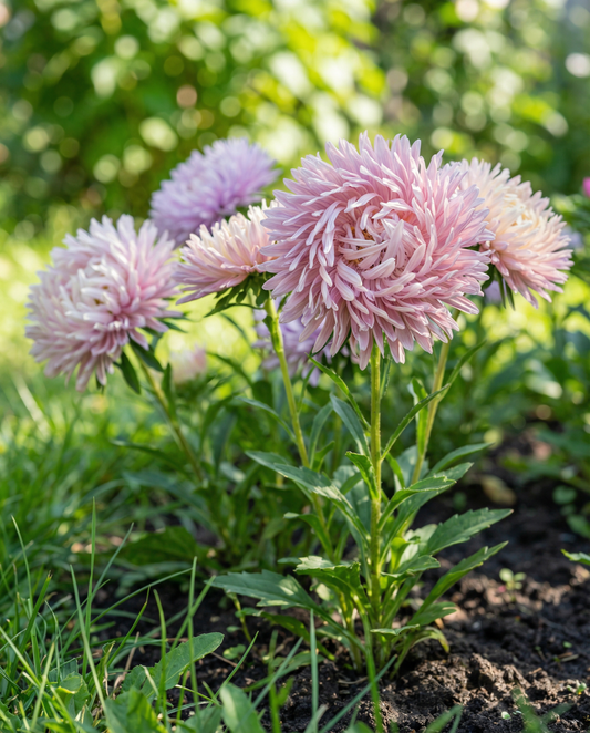 Aster Ostrich Feather Mixed Seeds Callistephus Chinensis Annual