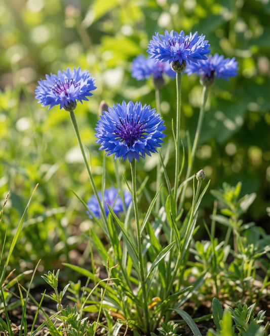 Cornflower Seeds Blue Ball Centaurea Cyanus Annual