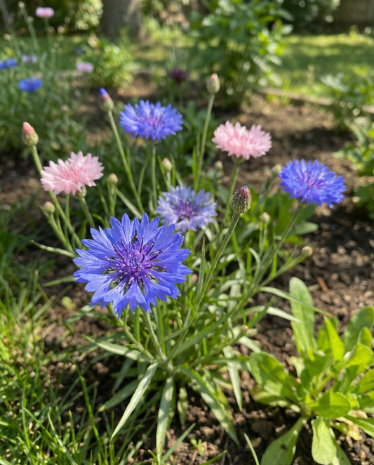 Cornflower Seeds Polka Dot Mix Centaurea Cyanus Annual