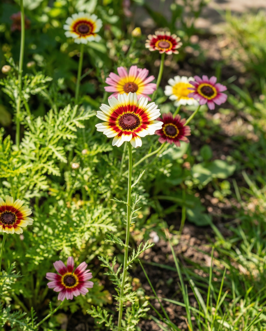 Chrysanthemum Seeds Chrysanthemum Carinatum Annual Mixed Colors