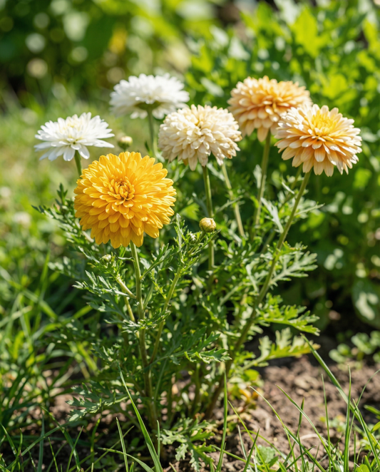 Chrysanthemum Double Mixed Seeds Chrysanthemum Coronarium Annual