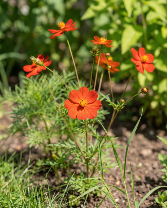 Cosmos Sunset Seeds Cosmos Sulphureus Annual Flower