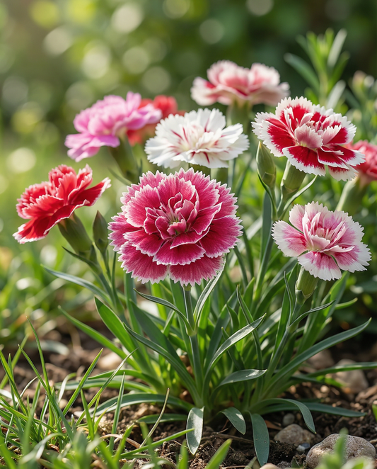 Indian Pinks Seeds Dianthus Chinensis Annual Double Flower Mix