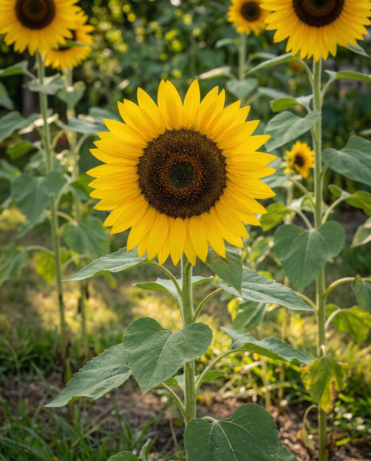 Sunflower Single Giant Seeds Helianthus Annuus Annual 250 Cm