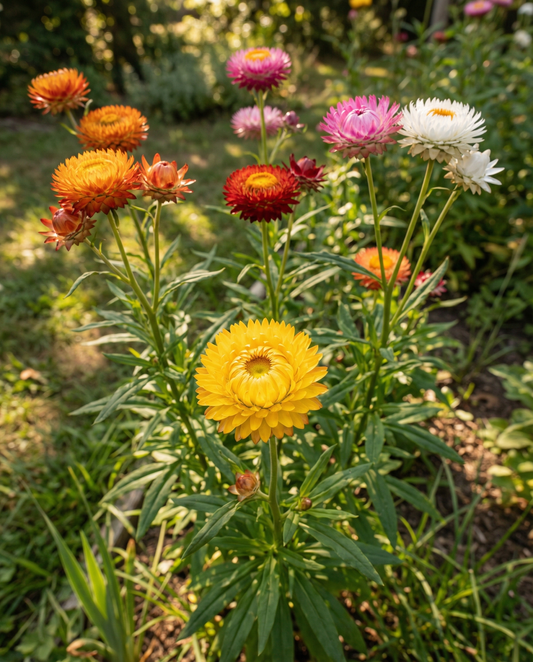 Strawflower Seeds Monstrosum Helichrysum Bracteatum Annual