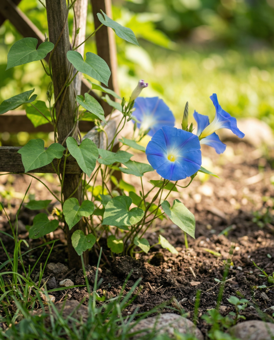 Climbing Bindweed Seeds Clark's Blue Annual Climber Flower Variety