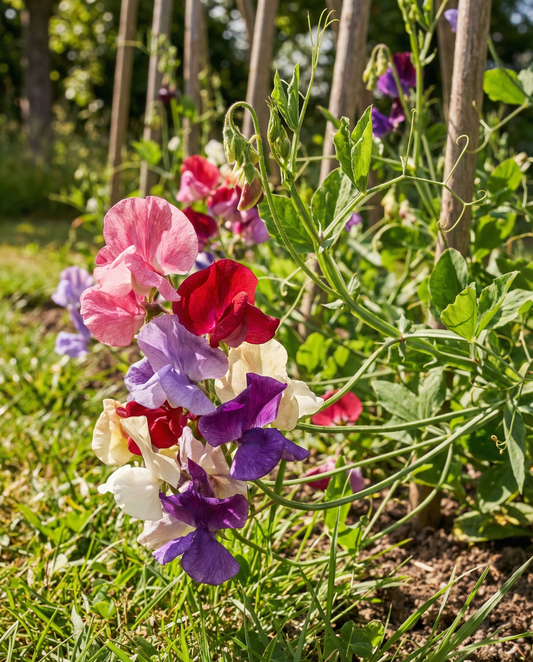 Sweet Pea Royal Family Mixed Climbing Seeds Lathyrus Odoratus Annual