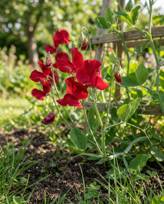 Sweet Pea Seeds Royal Family Red Lathyrus Odoratus Annual