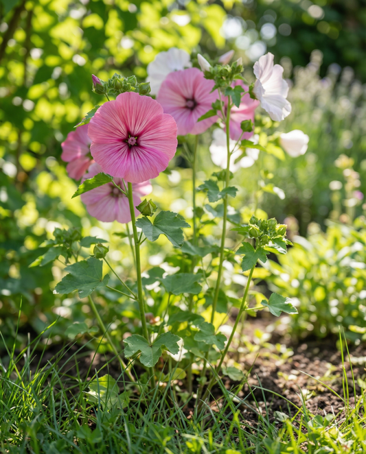 Malope Seeds Malope Trifida Annual Mixed Grandiflora Funnel Mallow