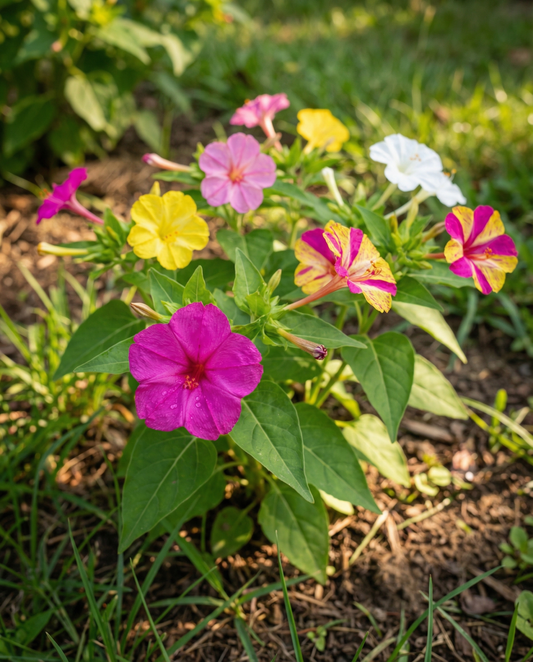 Four O'clock Seeds Mirabilis Jalapa Mixed Annual Flowers