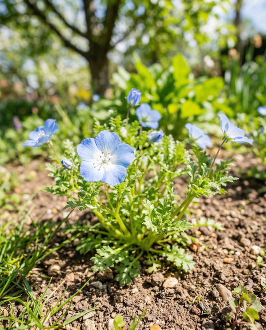 Baby Blue Eyes Seeds Nemophila Menziesii Annual Sky Blue Ground Cover