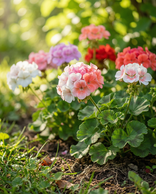Geranium Seeds Magic Beauty F1 Pelargonium Zonale Annual Mix
