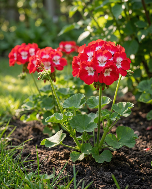 Geranium Seeds Bright Eyes F1 Pelargonium Zonale Annual