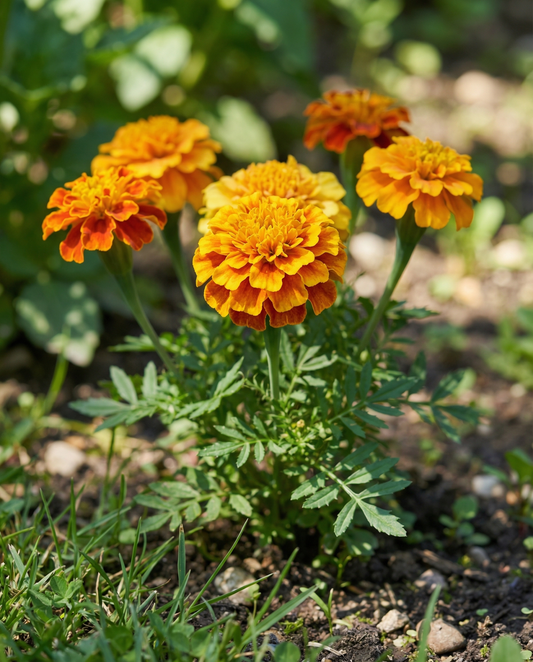 African Marigold Seeds Tagetes Erecta Annual Maximix Mix 25 Cm