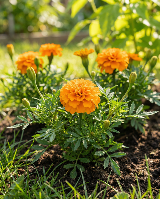 French Marigold Petite Orange Seeds Tagetes Patula Annual