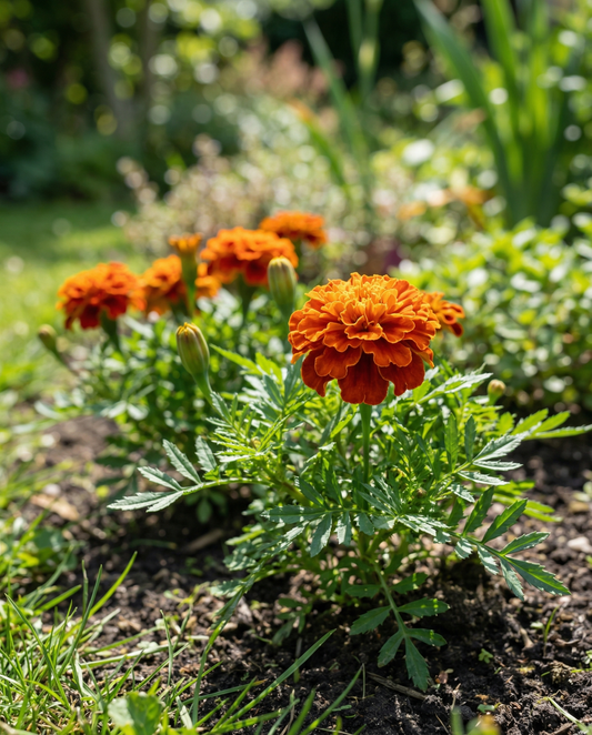 French Marigold Seeds Tangerine Tagetes Patula Annual