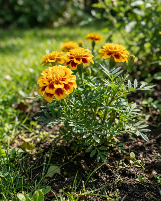 French Marigold Seeds Naughty Marietta Tagetes Patula Annual
