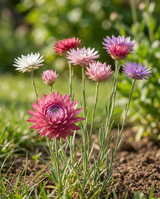 Xeranthemum Mixed Seeds Xeranthemum Annuum Annual Flower Mix