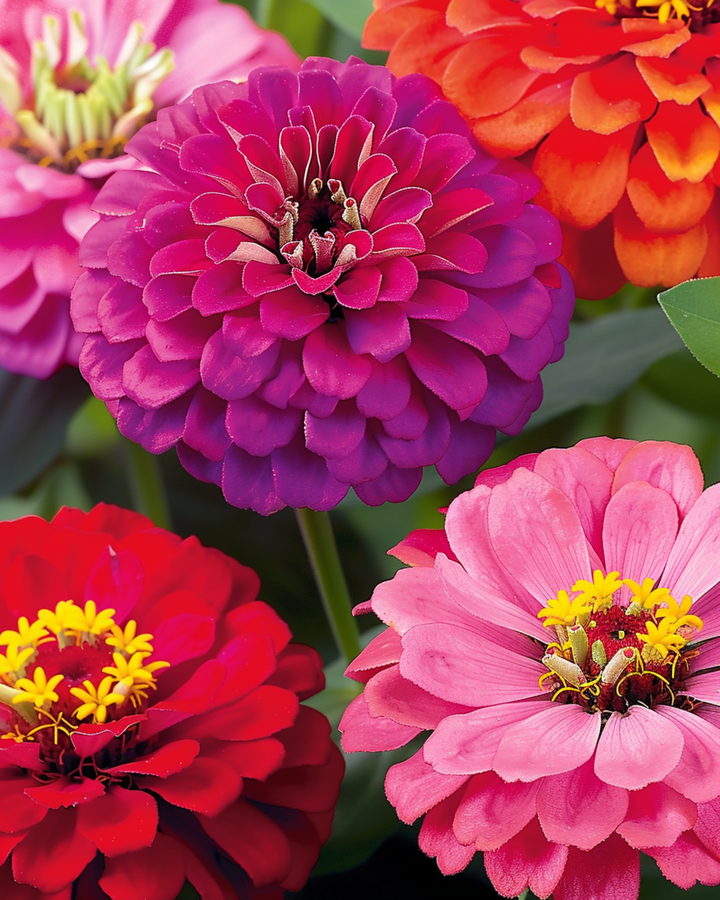 Zinnia Seeds Dahlia Flowered Annual Zinnia Elegans