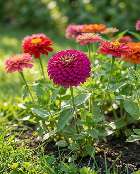 Zinnia Seeds Dahlia Flowered Annual Zinnia Elegans