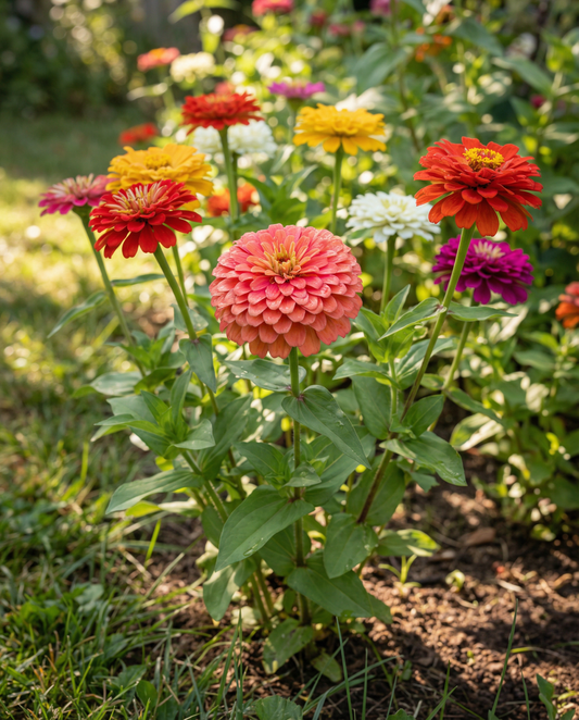 Zinnia Giants Of California Seeds Zinnia Elegans Annual Mixed Colors