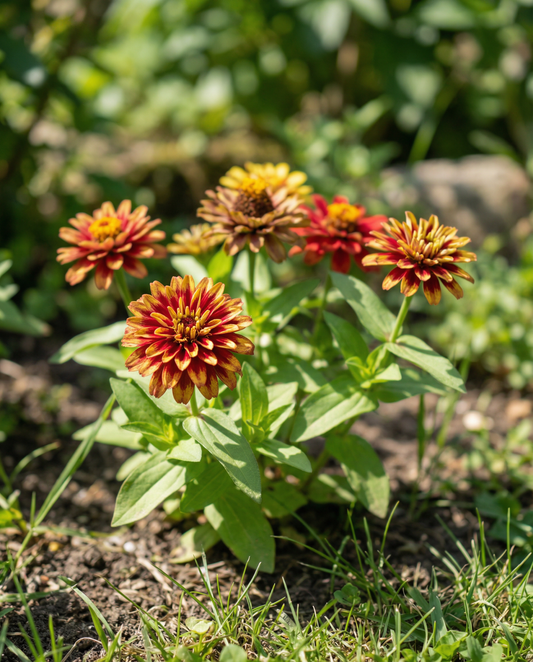 Zinnia Persian Carpet Seeds Zinnia Haageana Annual