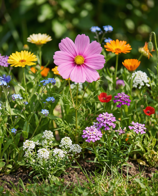 Bee Mixture Seeds Low Growing Annual Flower Mix