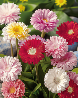 Daisy Seeds Bellis Perennis Large Flowered Mixed Biennial