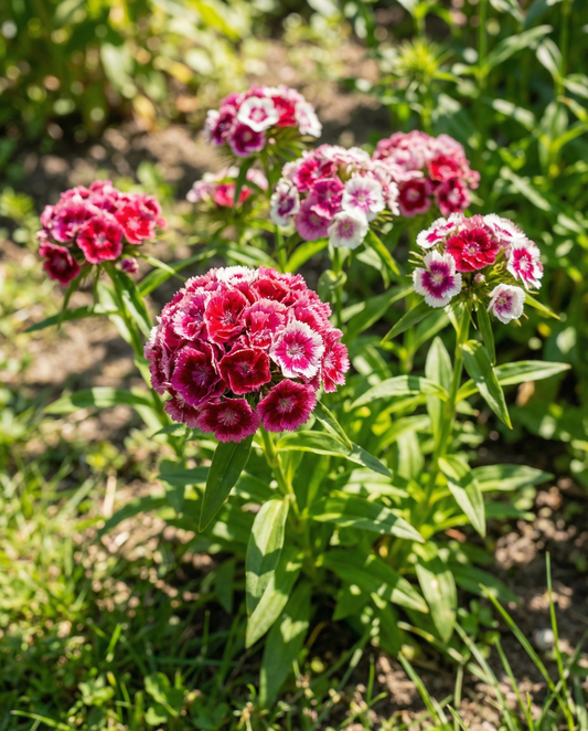Sweet William Seeds Dianthus Barbatus Biennial Double Flower Mix