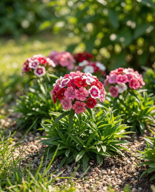 Sweet William Seeds Dianthus Barbatus Dwarf Mixed Biennial Flowers