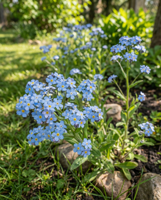 Forget Me Not Seeds Myosotis Alpestris Biennial Blue Flowers Cottage Garden