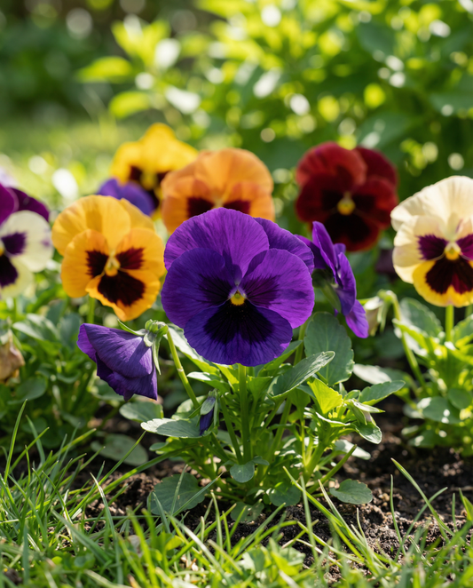 Pansy Seeds Swiss Giants Mixed Viola Wittrockiana Biennial
