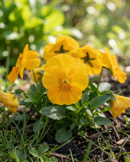 Pansy Seeds Coronation Gold Viola Wittrockiana Biennial
