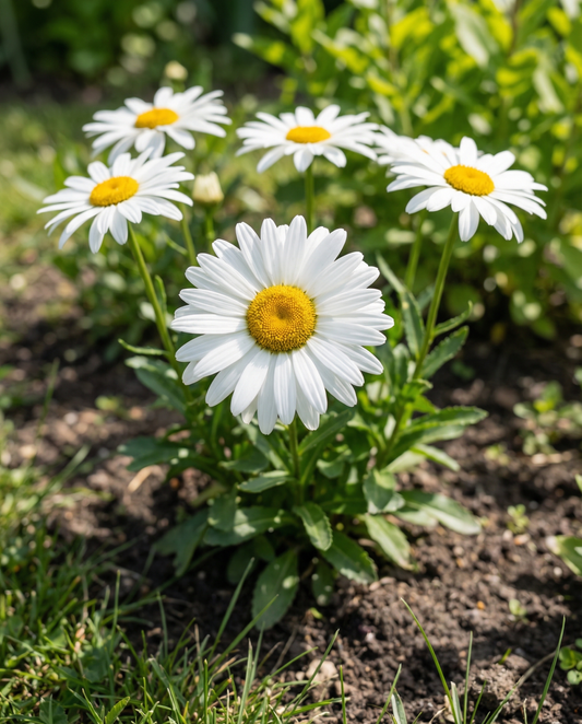 Shasta Daisy Silver Princess White Seeds Chrysanthemum Maximum Perennial